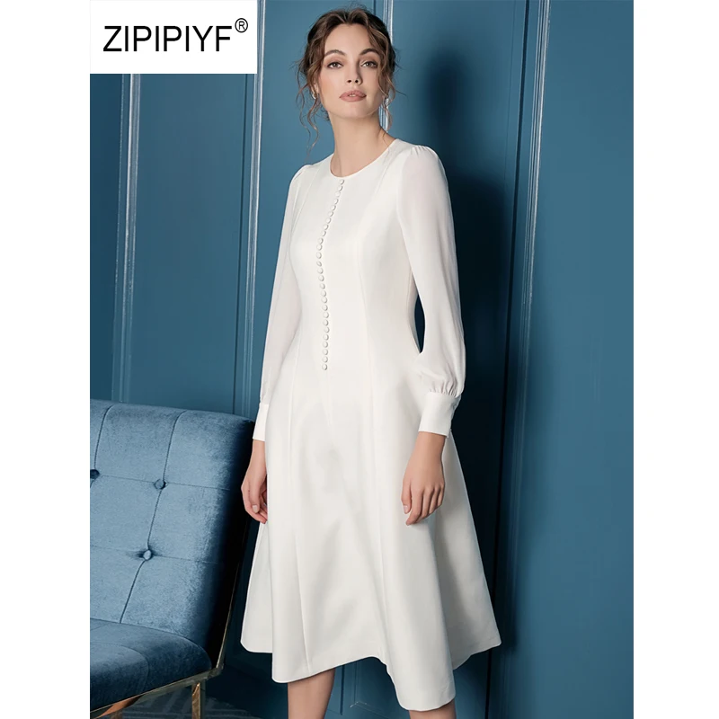 ORIGINAL 2019 Office Lady Elegant Dresses o-Neck Lantern Sleeve Solid Vestidos A-line dress Party bayan elbise AB398
ORIGINAL 2019 Office Lady Elegant Dresses o-Neck Lantern Sleeve Solid Vestidos A-line dress Party bayan elbise AB398