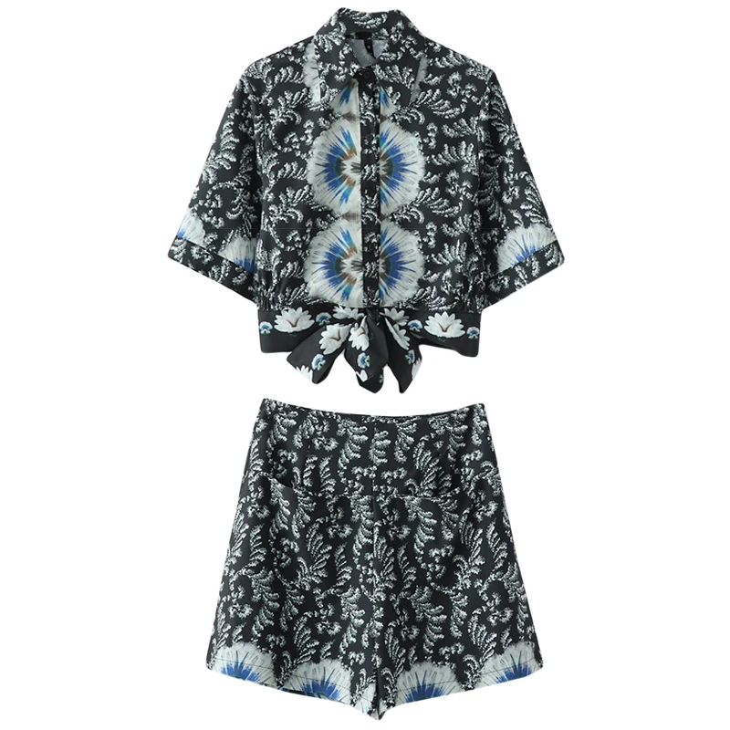Set female 2019 summer casual new fashion exposed waist short shirt Slim high waist shorts temperament elegant women's two-piece
Set female 2019 summer casual new fashion exposed waist short shirt Slim high waist shorts temperament elegant women's two-piece