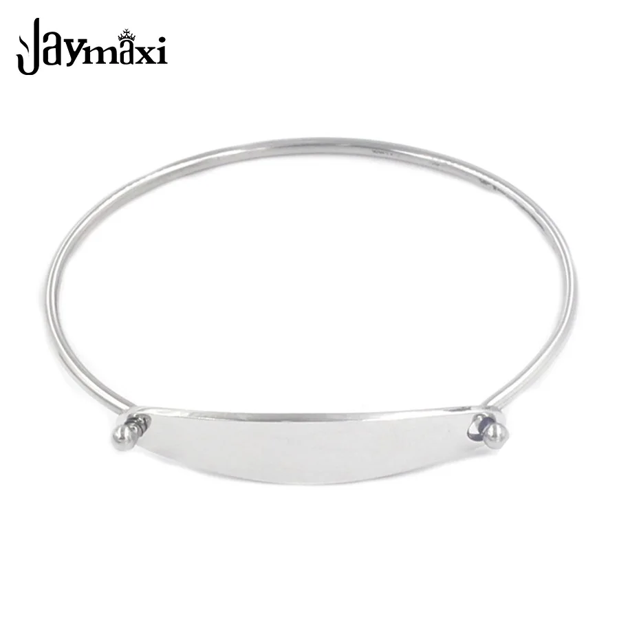 Jaymaxi New Stainless Steel Bangle Customized Engraved 2mm Coil 60/ 65mm Mirror Polished Jewelry 10Pieces/lot Wholesales
Jaymaxi New Stainless Steel Bangle Customized Engraved 2mm Coil 60/ 65mm Mirror Polished Jewelry 10Pieces/lot Wholesales