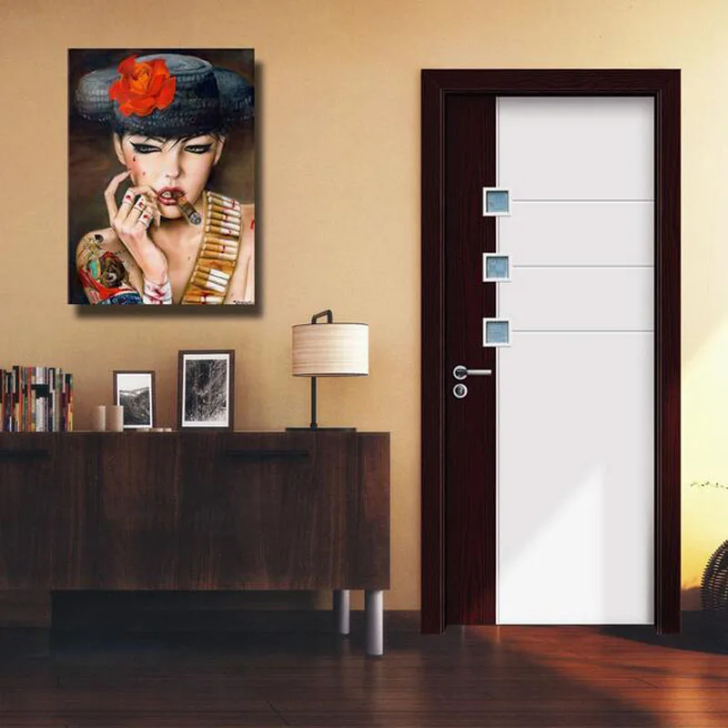 Pure Hand Painted Modern Oil Painting On Canvas Girl Wall Art Home Decoration 1pcs/set no Framed Decorative Wall Pictures
Pure Hand Painted Modern Oil Painting On Canvas Girl Wall Art Home Decoration 1pcs/set no Framed Decorative Wall Pictures