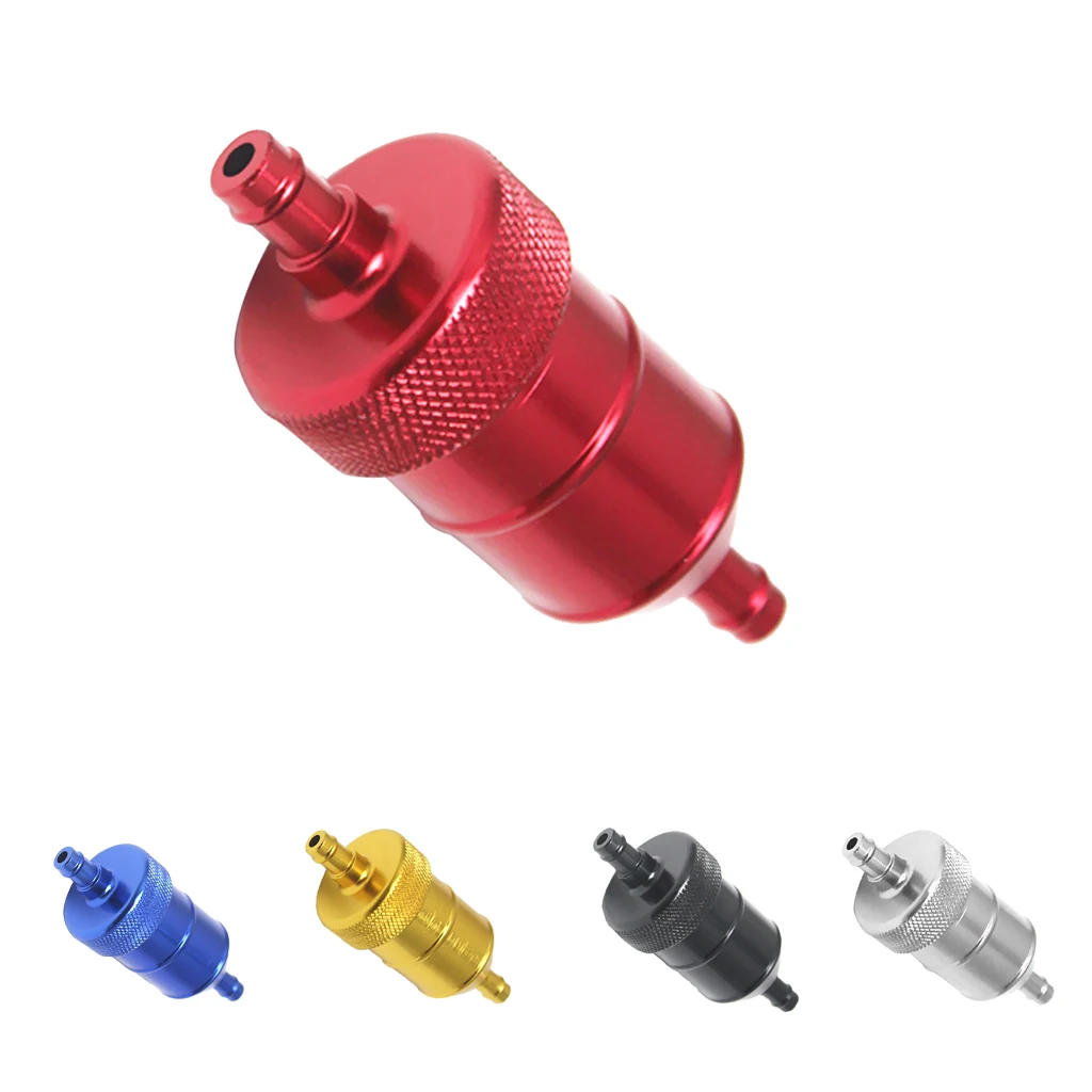 8mm 5/16'' Universal Chrome Aluminum Fuel Filter Car Petrol Diesel Inline Replacement Parts for Motorcycle Scooter 4 Colors
8mm 5/16'' Universal Chrome Aluminum Fuel Filter Car Petrol Diesel Inline Replacement Parts for Motorcycle Scooter 4 Colors