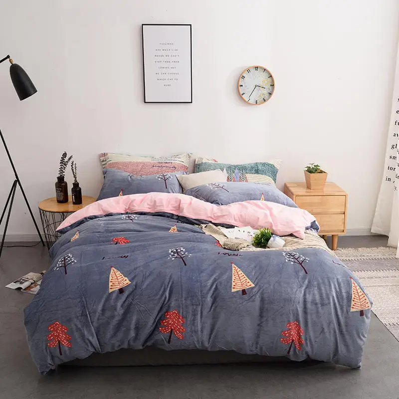 Brief Fleece Fabbric Bedding Sets. d Bed Linen, Duvet Cover, Bed Sheet Pillowcase/bed Set.Blue
Brief Fleece Fabbric Bedding Sets. d Bed Linen, Duvet Cover, Bed Sheet Pillowcase/bed Set.Blue