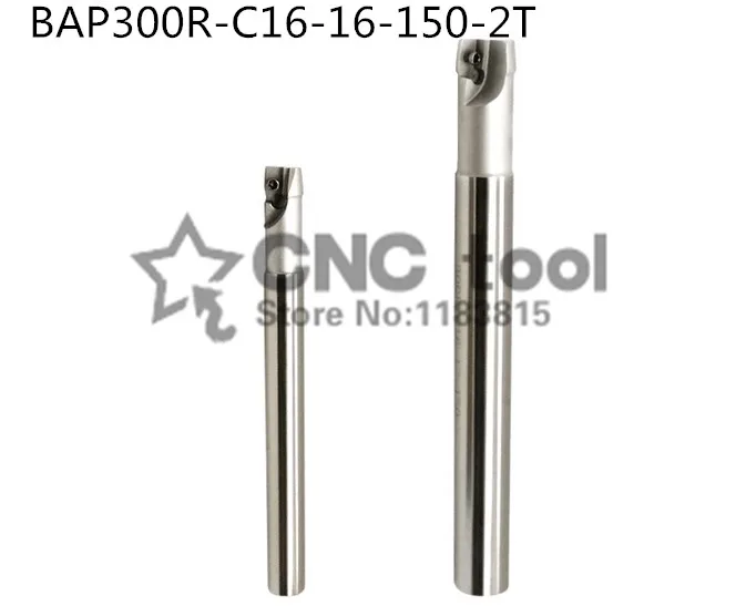 BAP300R C16-16-150-2T,Right angle 90 degree milling cutter arbor Fraise en bout for APMT1135 carbide inserts 2 flute
BAP300R C16-16-150-2T,Right angle 90 degree milling cutter arbor Fraise en bout for APMT1135 carbide inserts 2 flute