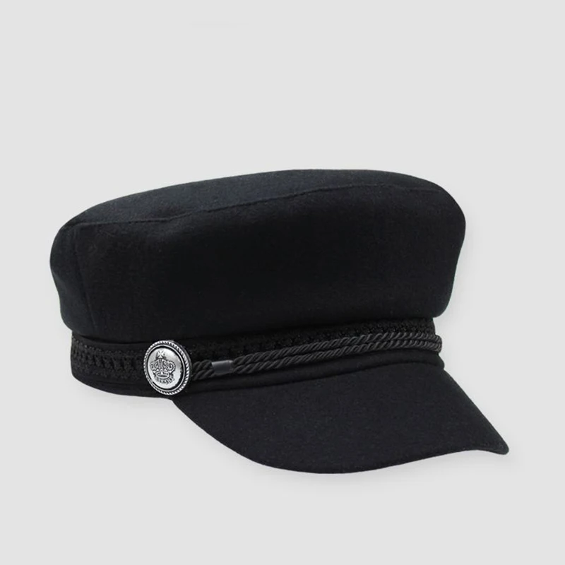 Модная женская и мужская военная шапка Fibonacci осенне-зимние матросские шапки