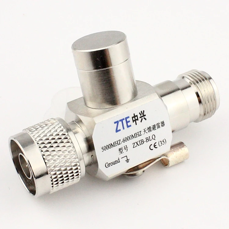 ZXIB-BLQ 5000-6000MHZ feeder cable arrester 5.8Ghz arrester N type connector wlan arrester
ZXIB-BLQ 5000-6000MHZ feeder cable arrester 5.8Ghz arrester N type connector wlan arrester