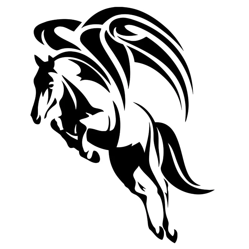 12.5cm*16cm Wings Flying Horse Stickers Vinyl Car-Styling Decal Black/Silver S3-6156
12.5cm*16cm Wings Flying Horse Stickers Vinyl Car-Styling Decal Black/Silver S3-6156