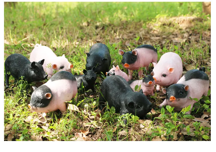 Rustic artificial animal sculpture resin pigs craft decoration outdoor decoration 11pcs/lot garden decor home craft
Rustic artificial animal sculpture resin pigs craft decoration outdoor decoration 11pcs/lot garden decor home craft
