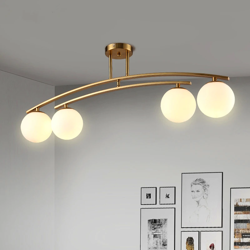 LED Post-modern Simple Nordic Living Room E14 Light Restaurant Lamps Bedroom Ceiling Lighting Iron Crafts Glass Ceiling Lights
LED Post-modern Simple Nordic Living Room E14 Light Restaurant Lamps Bedroom Ceiling Lighting Iron Crafts Glass Ceiling Lights