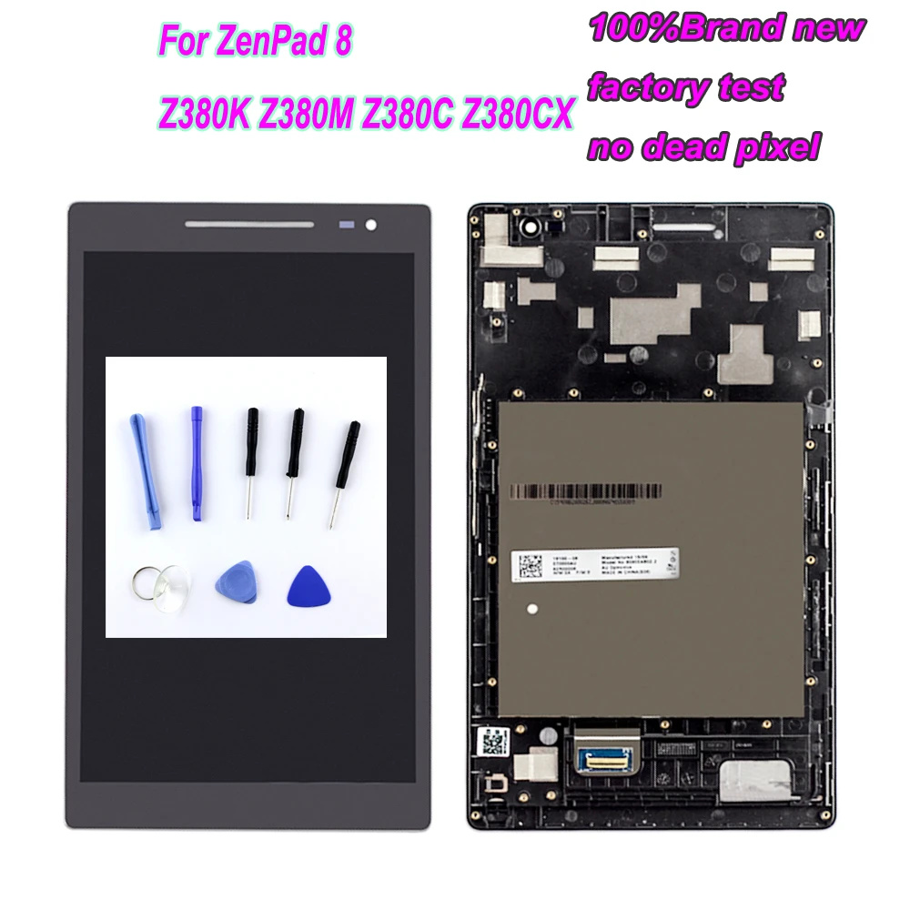 AAA+ LCD for Asus ZenPad 8.0 Z380 Z380M Z380KL Z380CX Z380CL P022 P024 LCD Display Touch Screen Digitizer Assembly with Frame
AAA+ LCD for Asus ZenPad 8.0 Z380 Z380M Z380KL Z380CX Z380CL P022 P024 LCD Display Touch Screen Digitizer Assembly with Frame