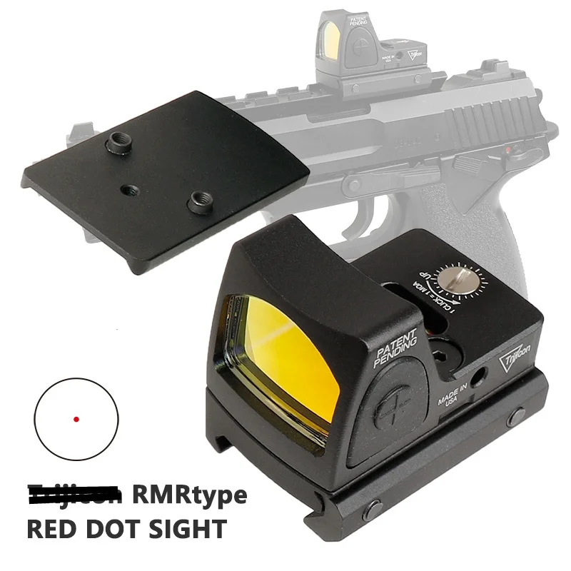 

Тактический Мини-прицел для страйкбола RMR Reflex Red Dot Sight 3,25 MOA оптический прицел Glock прицелы пневматический пистолет стрельба Охота Аксессуары