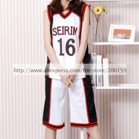 Anime Kuroko no Basuke Boys' Basketball Shirt No.16 Cosplay Costume girls' Basketball sport suit
Anime Kuroko no Basuke Boys' Basketball Shirt No.16 Cosplay Costume girls' Basketball sport suit