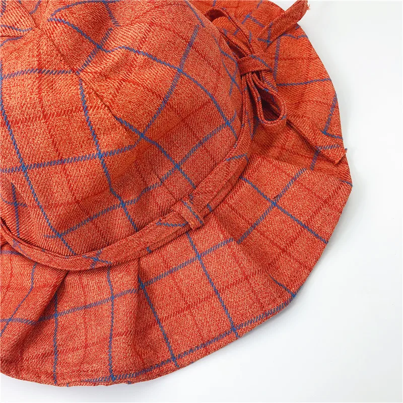 ZMAFOX 2019 summer plaid bucket cap baby soft sun hat women children adjustable cotton fisherman hats kids girls seaside fedoral
ZMAFOX 2019 summer plaid bucket cap baby soft sun hat women children adjustable cotton fisherman hats kids girls seaside fedoral