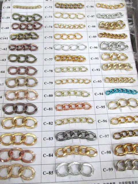 fashion batch 10M(30ft) 10-25mm Aluminum Chain rainbow mixed chain jewelry accessories
fashion batch 10M(30ft) 10-25mm Aluminum Chain rainbow mixed chain jewelry accessories