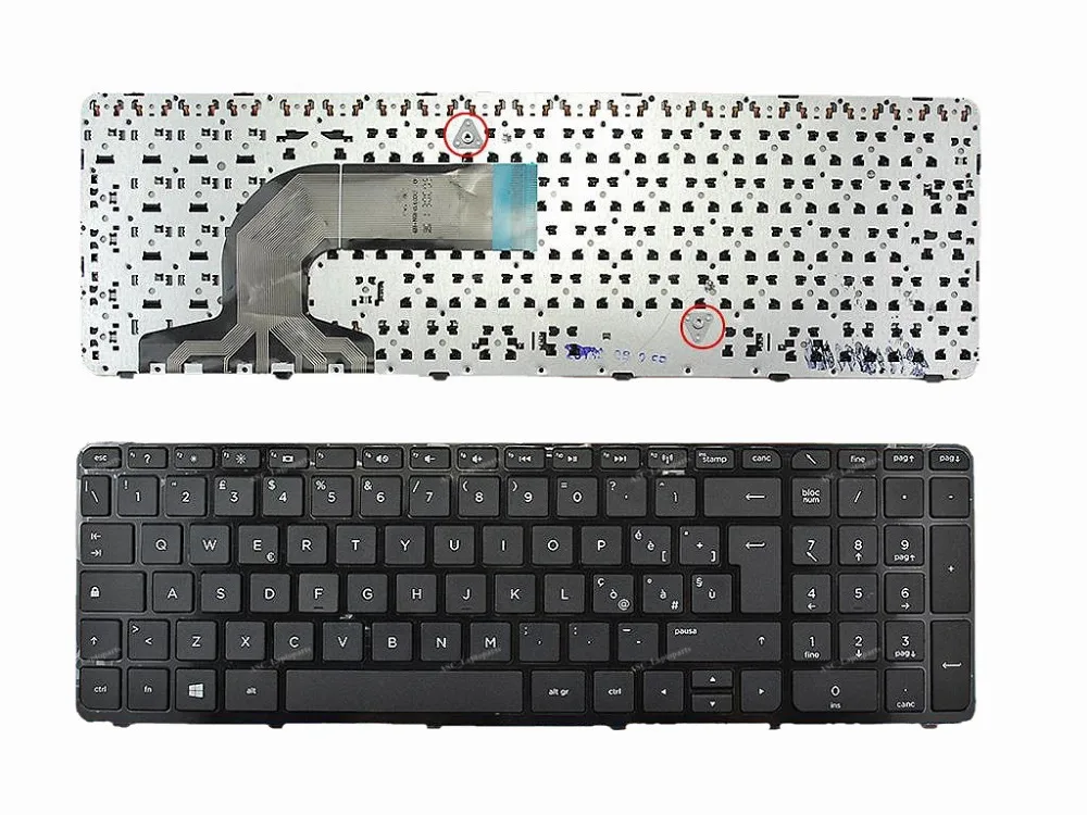 Новая итальянская клавиатура IT для ноутбука HP Pavilion 15-e 15-n 250 G3 255 G3 256 G3 Глянцевая черная рамка
Новая итальянская клавиатура IT для ноутбука HP Pavilion 15-e 15-n 250 G3 255 G3 256 G3 Глянцевая черная рамка