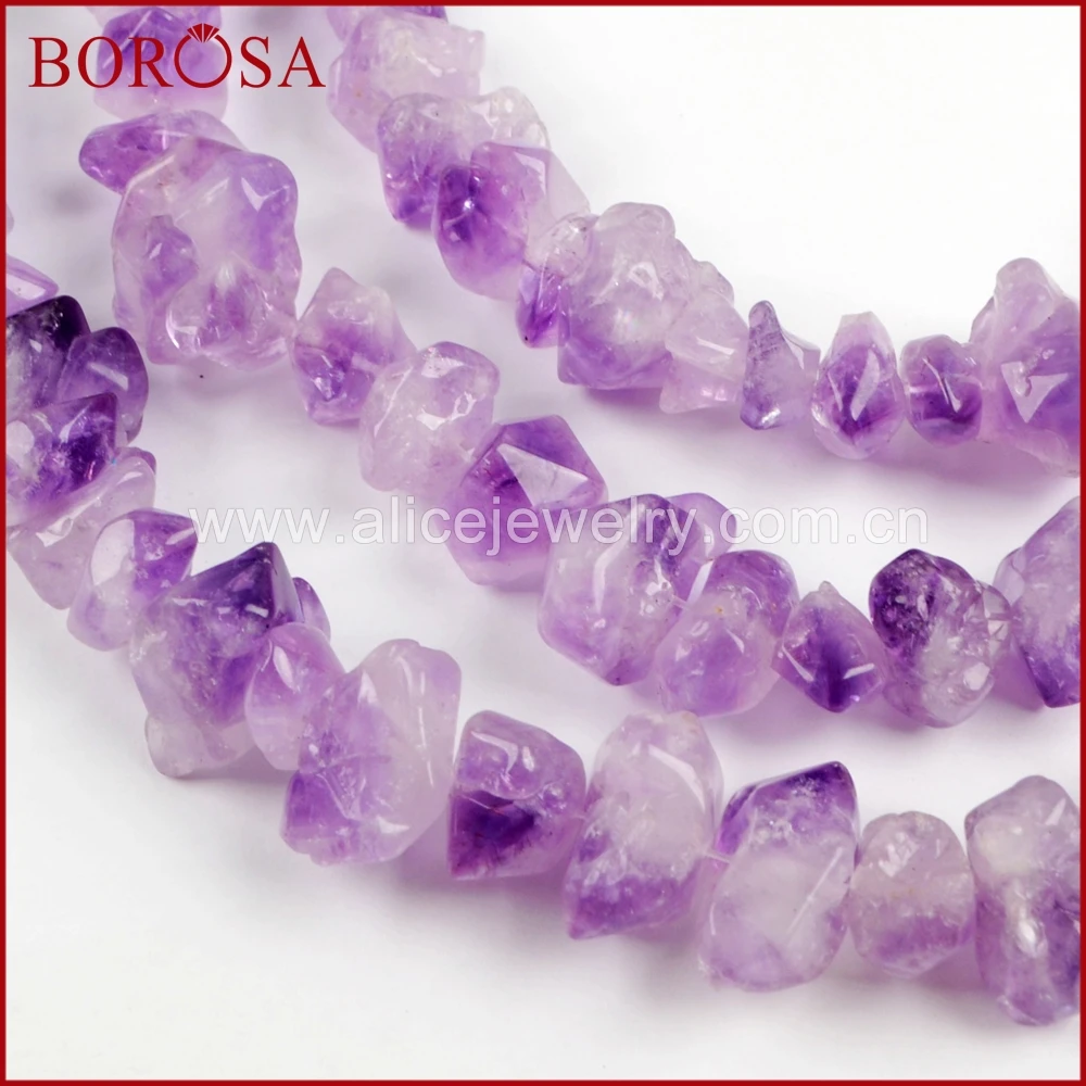 BOROSA 5Strands 16inch Stylish Polished Natural Amethysts Chips Loose Beads Natural Purple Crystal Beads Chains Jewelry LS022
BOROSA 5Strands 16inch Stylish Polished Natural Amethysts Chips Loose Beads Natural Purple Crystal Beads Chains Jewelry LS022