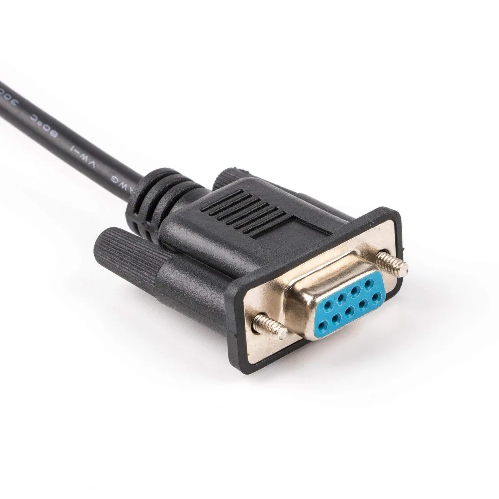 USB последовательный адаптер FTDI ft232r к RS232 DB9 Женский Null модем Серийный кабель
