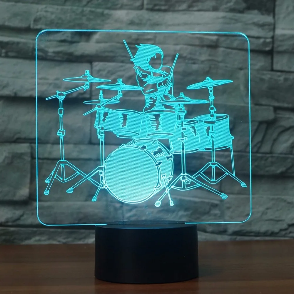 3D Визуальный светодиодный барабан в комплекте, настольная лампа Rock You, 7 цветов, меняющая атмосферу, ночник, подарок для детей, лампа, Usb свети...
3D Визуальный светодиодный барабан в комплекте, настольная лампа Rock You, 7 цветов, меняющая атмосферу, ночник, подарок для детей, лампа, Usb свети...
