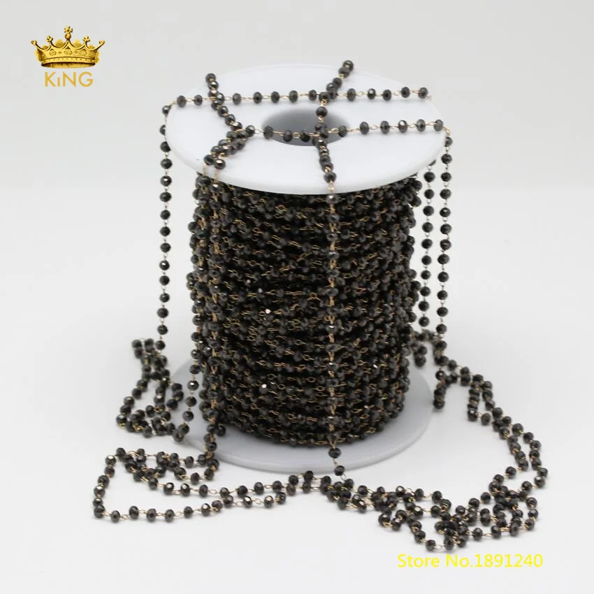 5Meters 2x3mm Gun Black Glass Faceted Rondelle Beads Chains Findings,Plated Brass Wire Wrapped Tiny Glass Chains Supplies ZJ152
5Meters 2x3mm Gun Black Glass Faceted Rondelle Beads Chains Findings,Plated Brass Wire Wrapped Tiny Glass Chains Supplies ZJ152