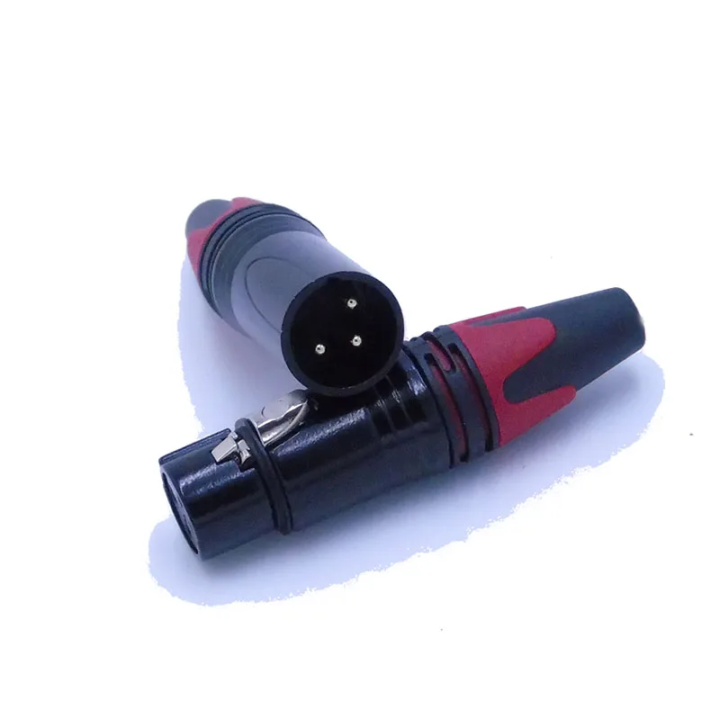 High quality 40Pcs/lot xlr connector audio plug microphone plug with 10PCS NC3MXX & 10PCS NC3FXX 3pin gold plated red color
High quality 40Pcs/lot xlr connector audio plug microphone plug with 10PCS NC3MXX & 10PCS NC3FXX 3pin gold plated red color