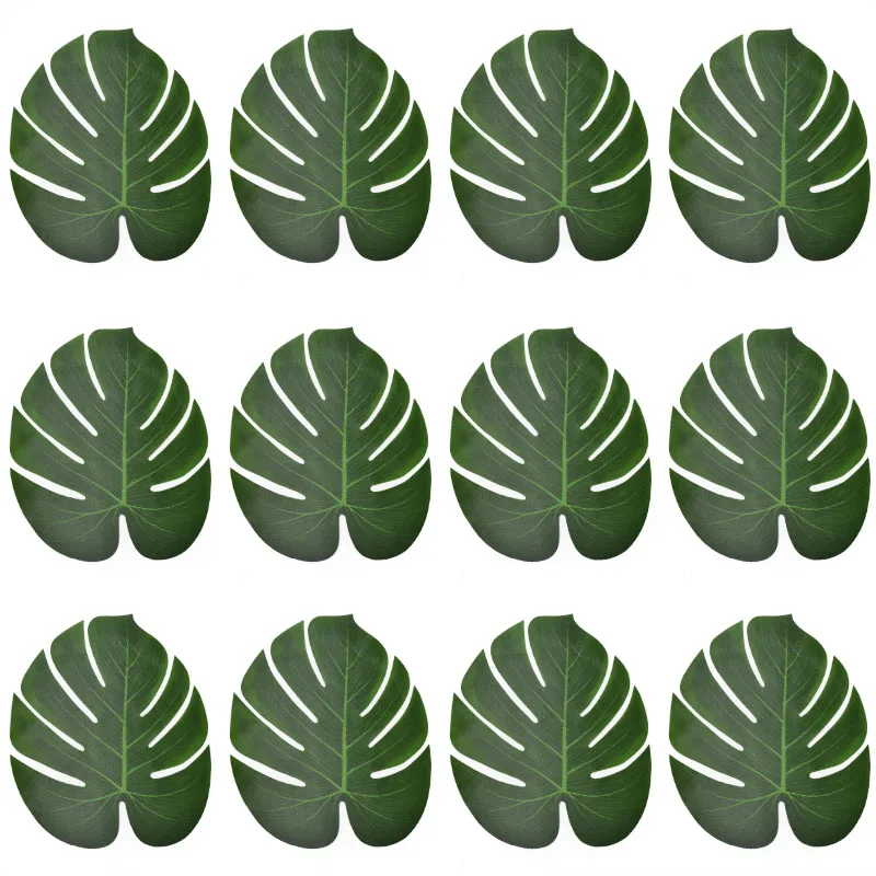 12pcs Artificial Tropical Palm Leaves Hawaiian Summer Beach Luau Theme Jungle Party Decorative leaves for Wedding Decoration
12pcs Artificial Tropical Palm Leaves Hawaiian Summer Beach Luau Theme Jungle Party Decorative leaves for Wedding Decoration
