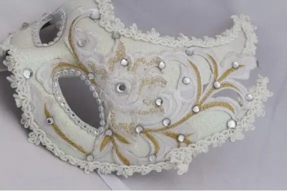 Маска для Венецианского маскарада маска принцессы мужчин и женщин модели перьев