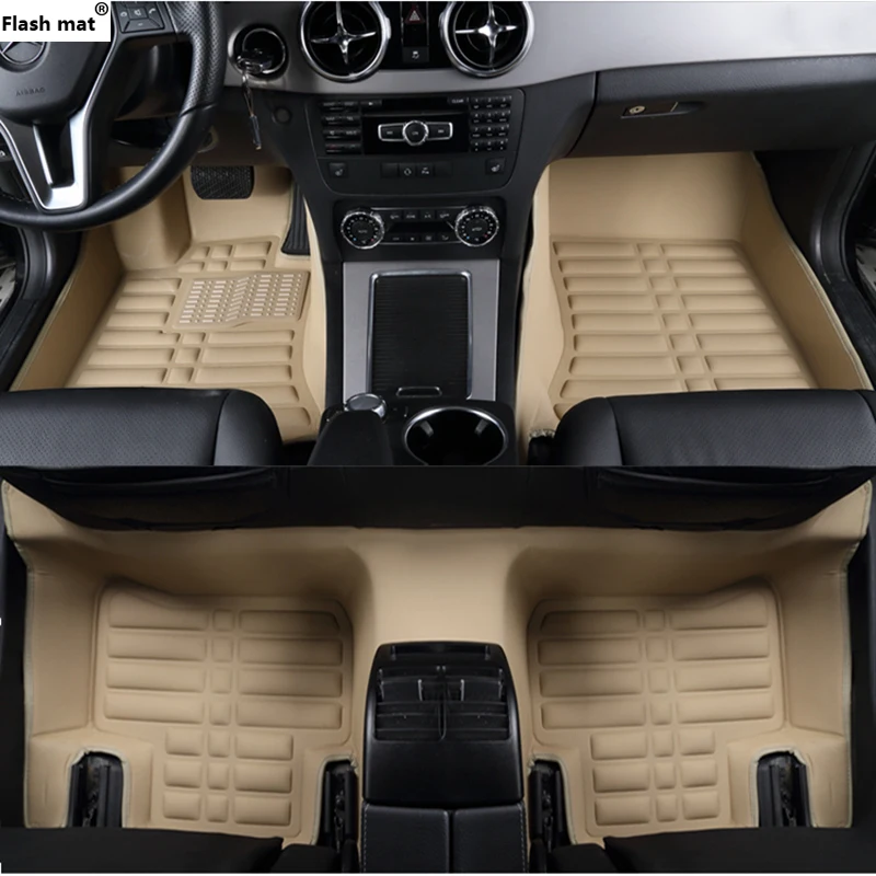 Flash mat автомобильные коврики в салон для Volvo C30 S40 S60 S60L S80 S80L V40 V60 XC60 XC90 C70 аксессуары