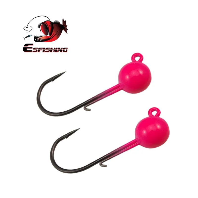 KESFISHING Jig head офсетная крюк Высокая прочность Сталь крючок 3.5g 5g 7 г 10 6 шт. приманки