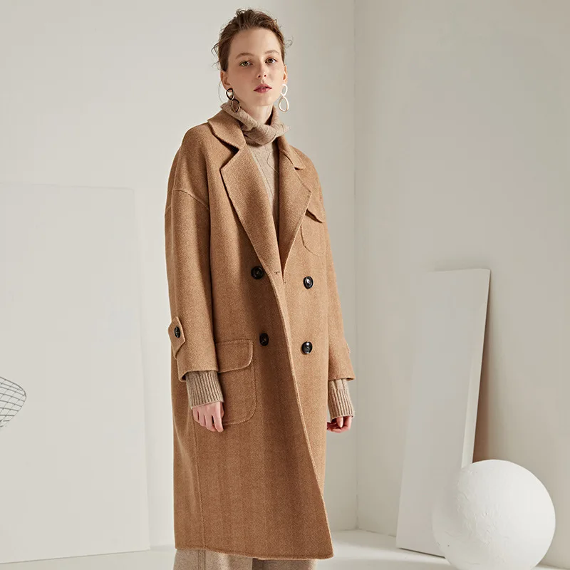 Autumn And Winter coat women two-sided trench wool cashmere overcoat oversize women high-end wool windbreaker coat women S109-A
Autumn And Winter coat women two-sided trench wool cashmere overcoat oversize women high-end wool windbreaker coat women S109-A