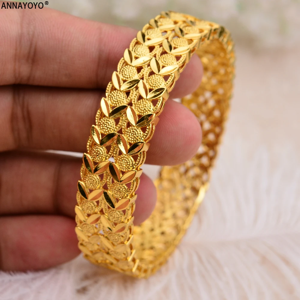 Annayoyo Can open 1pcs Dubai Gold Bangles Width Women Men Gold Bracelets African European Ethiopia Girls Bride Bangles Gift
Annayoyo Can open 1pcs Dubai Gold Bangles Width Women Men Gold Bracelets African European Ethiopia Girls Bride Bangles Gift