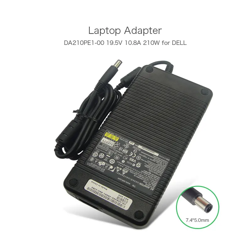 19.5V 10.8A 210W Laptop Charger for Dell Precision M6400 M6500 Alienware M17XR2 M17X D846D DA210PE1-00 PA-7E Family AC Adapter
19.5V 10.8A 210W Laptop Charger for Dell Precision M6400 M6500 Alienware M17XR2 M17X D846D DA210PE1-00 PA-7E Family AC Adapter