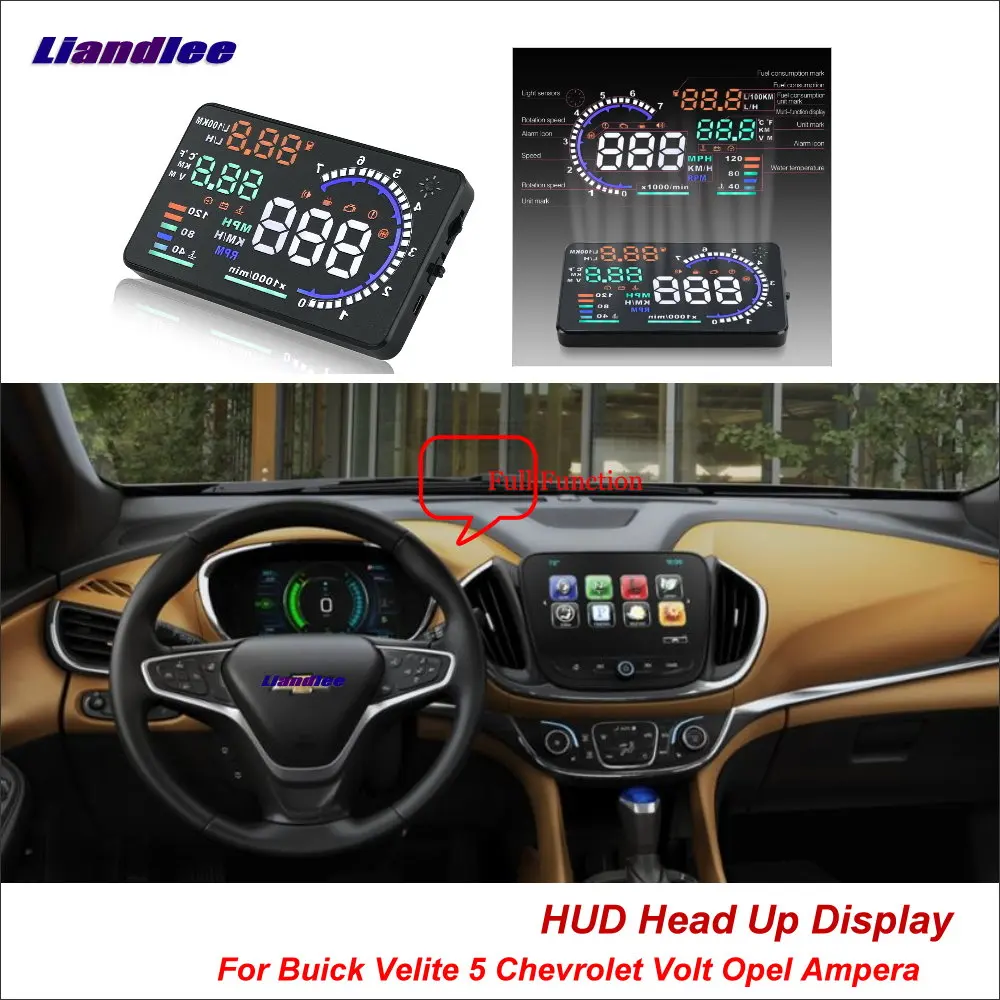 Liandlee Car HUD Head Up Display For Buick Velite 5 For Chevrolet Volt For Opel Ampera 2015-2018 Safe Driving Screen OBD
Liandlee Car HUD Head Up Display For Buick Velite 5 For Chevrolet Volt For Opel Ampera 2015-2018 Safe Driving Screen OBD