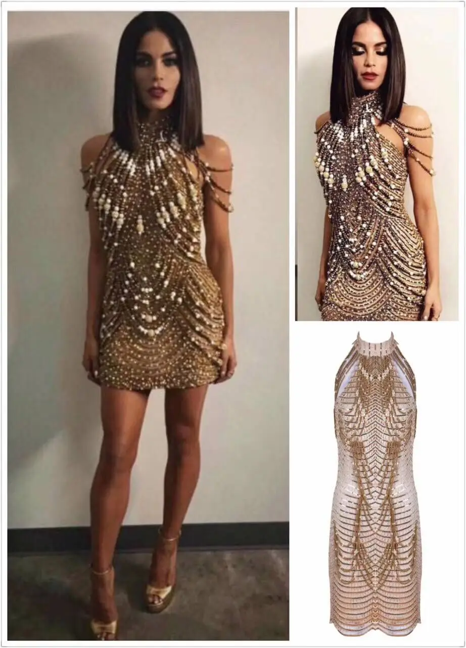 Top Quality Celebrity sleeveless Gold Stain Bodycon Dress Evening Party Bodycon Dresses
Top Quality Celebrity sleeveless Gold Stain Bodycon Dress Evening Party Bodycon Dresses