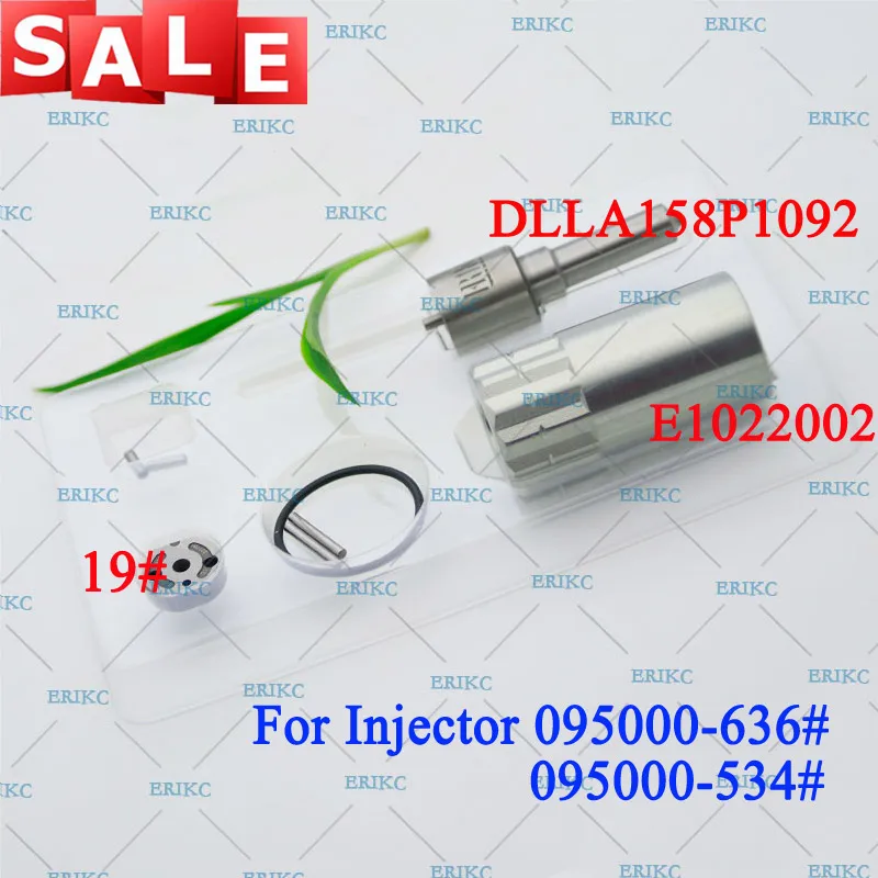 ERIKC 095000-5341 Diesel Injector Overhaul Repair Kits Nozzle DLLA158P1092 Valve Plate, Pin, Sealing Ring for ISUZU 4HK1/6HK1
ERIKC 095000-5341 Diesel Injector Overhaul Repair Kits Nozzle DLLA158P1092 Valve Plate, Pin, Sealing Ring for ISUZU 4HK1/6HK1
