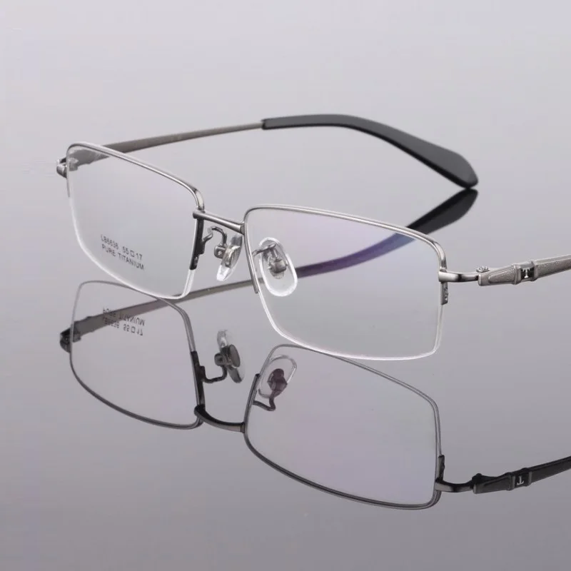 Ширина-150 титановые очки мужские оправы для очков большая оправа для Большого Лица Полуободковые очки для близорукости Точные очки 
Ширина-150 титановые очки мужские оправы для очков большая оправа для Большого Лица Полуободковые очки для близорукости Точные очки