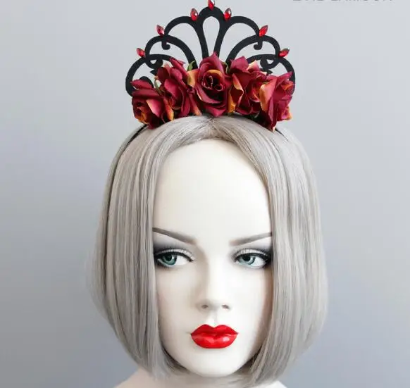 New arrival Fashion women's Baroque Rose Crown hairbands girl's daisy headwear hair accessories
New arrival Fashion women's Baroque Rose Crown hairbands girl's daisy headwear hair accessories