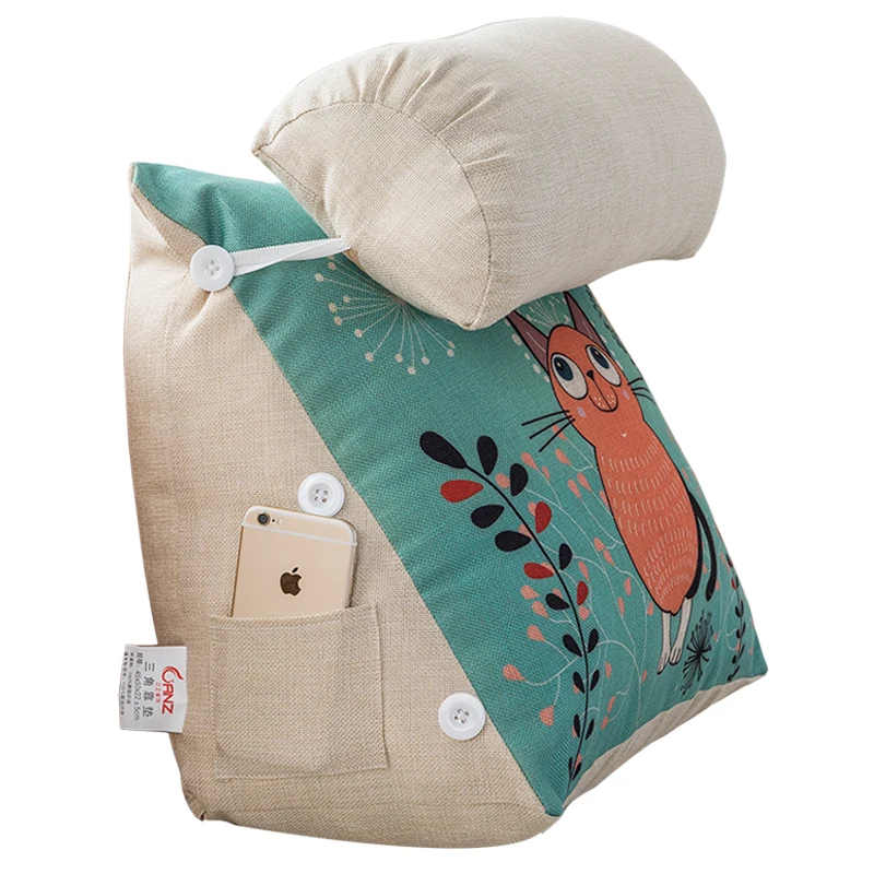 Cartoon triangle cushion office back cushion sofa waist pillow bed top tatami pillow soft bag
Cartoon triangle cushion office back cushion sofa waist pillow bed top tatami pillow soft bag