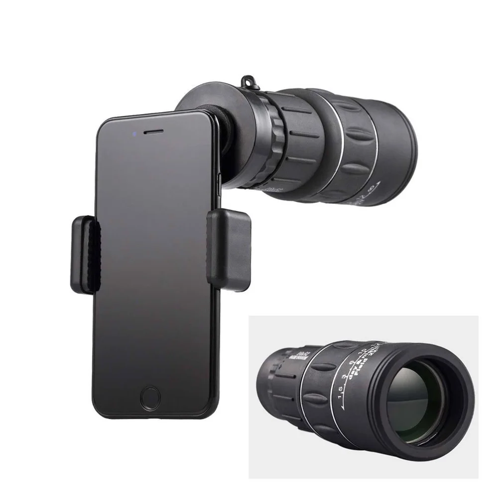 16 x 52 Dual Focus Monocular Spotting Telescope Zoom Optic Lens Binoculars Coating Lenses Hunting Optic Scope
16 x 52 Dual Focus Monocular Spotting Telescope Zoom Optic Lens Binoculars Coating Lenses Hunting Optic Scope