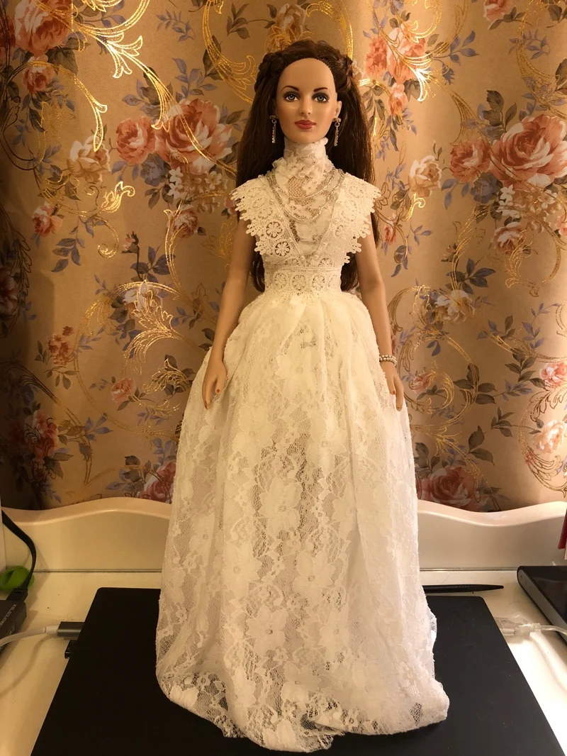 Женская Одежда для куклы st 1/3 1/4 bjd 1/6, аксессуары для кукол, винтажное кружевное платье с высоким воротником, 1 шт.
Женская Одежда для куклы st 1/3 1/4 bjd 1/6, аксессуары для кукол, винтажное кружевное платье с высоким воротником, 1 шт.