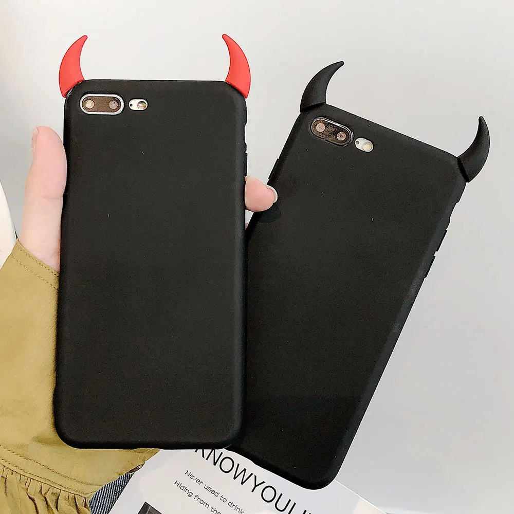 Devil Horn TPU Phone Case For iPhone 8 Plus 7 Plus XS X XR Xs Max Cases Soft TPU Fahshion Cover For iPhone 6S Plus 6 Plus Cases
Devil Horn TPU Phone Case For iPhone 8 Plus 7 Plus XS X XR Xs Max Cases Soft TPU Fahshion Cover For iPhone 6S Plus 6 Plus Cases