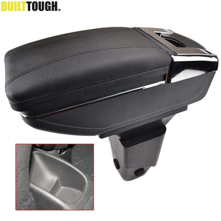 Автомобильный подлокотник для Peugeot 206 + 207 Compact 2009 2012 центральный из искусственной