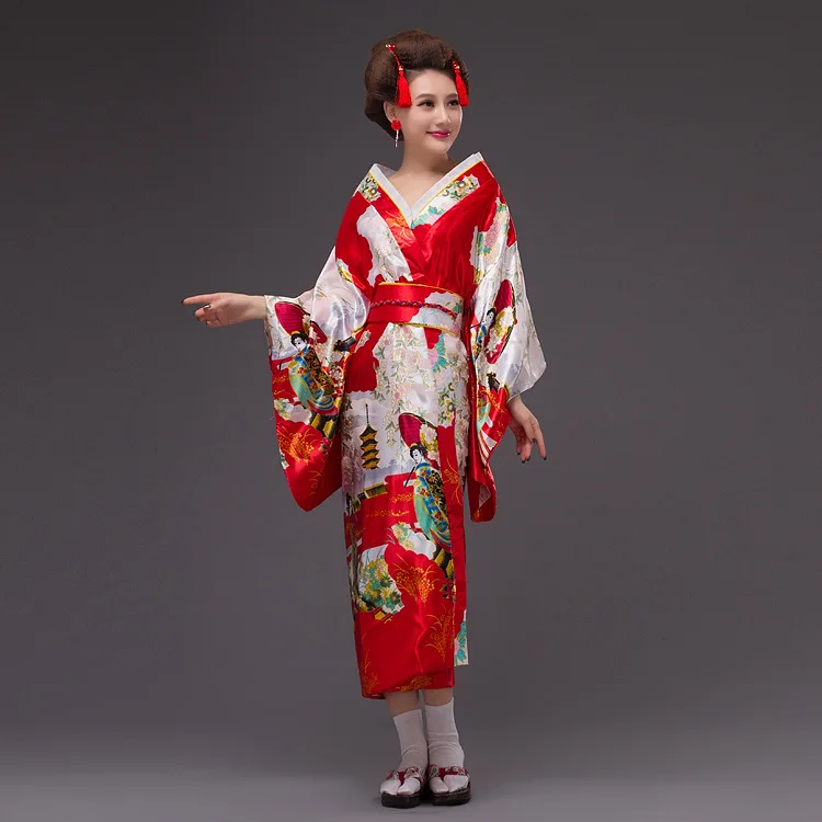 2017new Japan Kimono Women Geisha Kimono Prom Dress Vintage Original Tradition Silk Yukata Dress with Obi Sexy costumes 8colors
2017new Japan Kimono Women Geisha Kimono Prom Dress Vintage Original Tradition Silk Yukata Dress with Obi Sexy costumes 8colors