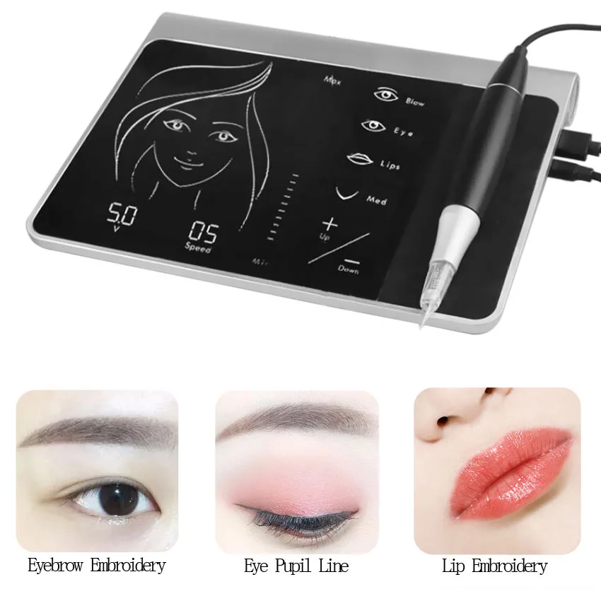 Tattoo Machine Kit Set Digital Permanent Makeup Tattoo Device Kit Professional Siwss Motor Tattoo Power Supply for Eyebrow Lip
Tattoo Machine Kit Set Digital Permanent Makeup Tattoo Device Kit Professional Siwss Motor Tattoo Power Supply for Eyebrow Lip