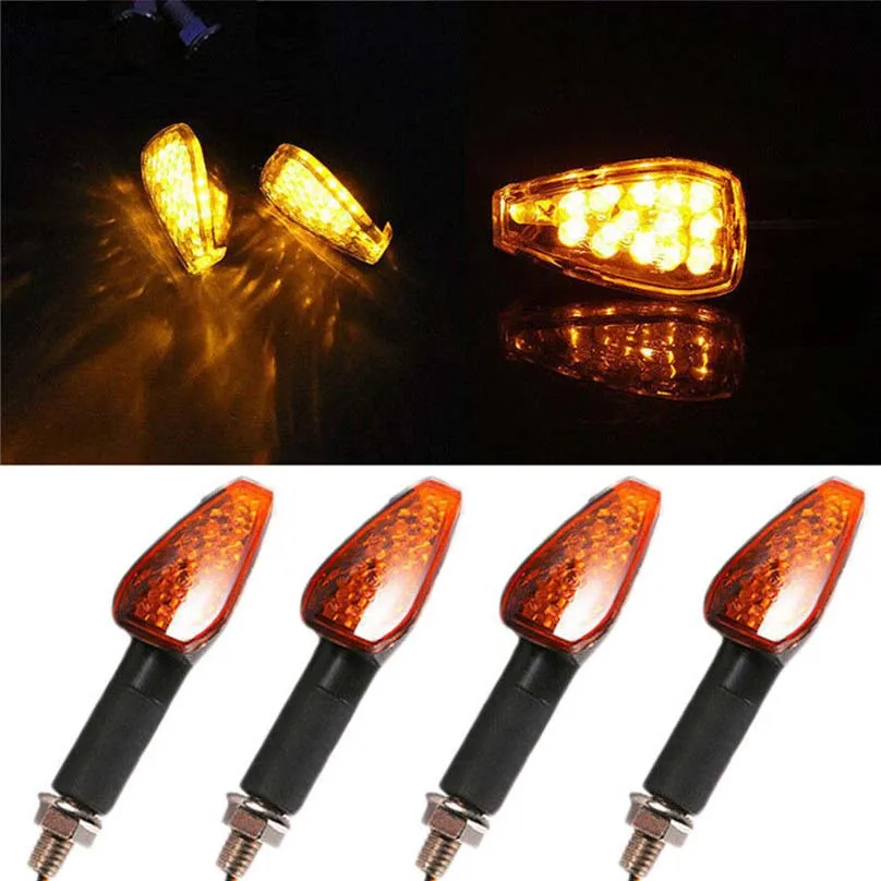 4Pcs Universal Motorcycle Bike Black LED Turn Signal Blinker light Indicator Amber
4Pcs Universal Motorcycle Bike Black LED Turn Signal Blinker light Indicator Amber