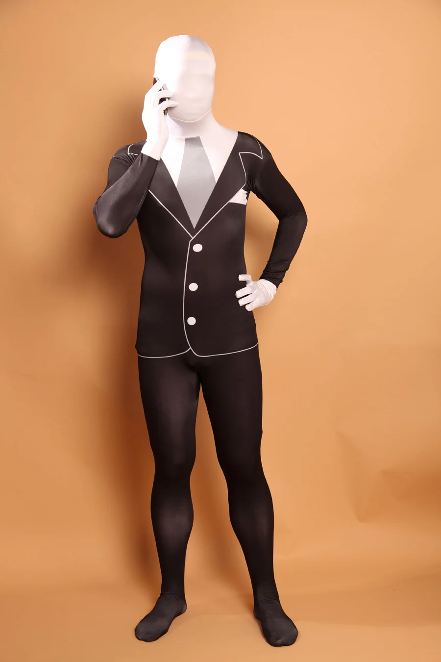 Black Gentleman Suit Lycra Spandex All-inclusive Halloween Costume for Women&Men,Fetish Zentai Suits For Party
Black Gentleman Suit Lycra Spandex All-inclusive Halloween Costume for Women&Men,Fetish Zentai Suits For Party