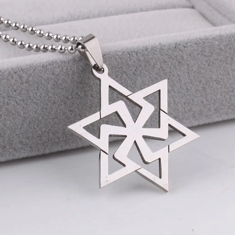 Фото Подвеска ниндзя из титановой стали 3 5*3 5 см|f pendant|stainless steel pentagramstainless pendant |