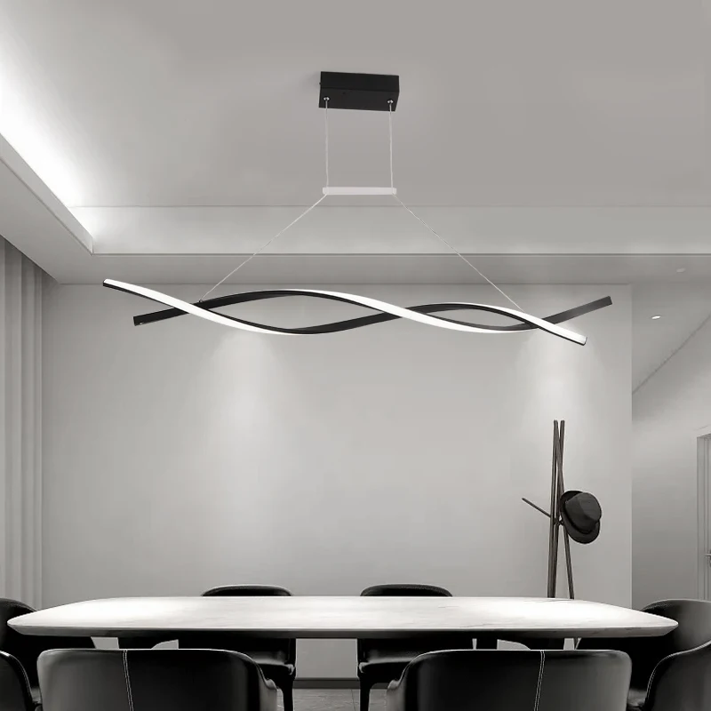 LICAN Modern Pendant Chandelier for Office Dining room Kitchen Aluminum wave Lustre Avize Modern Chandelier Lighting fixtures
LICAN Modern Pendant Chandelier for Office Dining room Kitchen Aluminum wave Lustre Avize Modern Chandelier Lighting fixtures