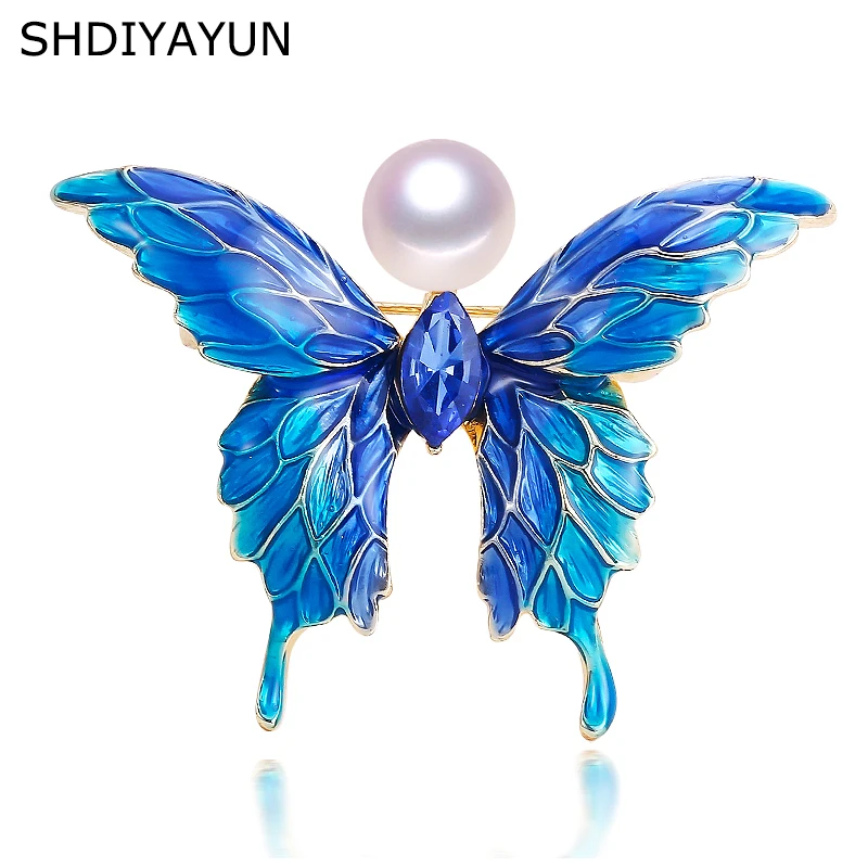 SHDIYAYUN 2019 New Enamel Butterfly Brooch Natural Freshwater Pearl Brooch Pins for Women Wedding Jewelry Factory Direct Sale
SHDIYAYUN 2019 New Enamel Butterfly Brooch Natural Freshwater Pearl Brooch Pins for Women Wedding Jewelry Factory Direct Sale