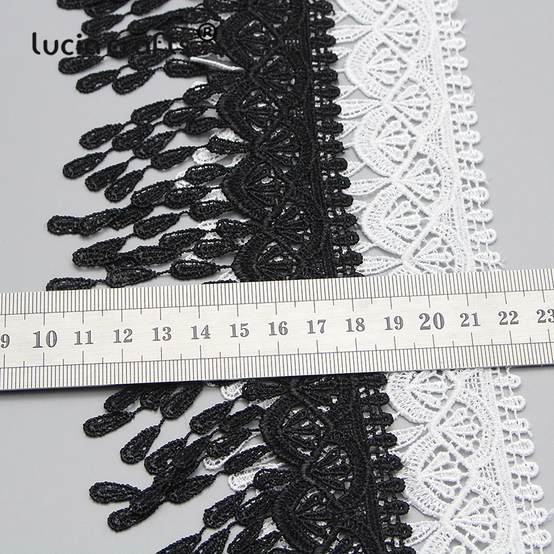 Lucia Crafts 1/2/5yards Embroidery Tassels Lace 90mm Lace Fabric Women DIY Sewing Garment Lace N0603
Lucia Crafts 1/2/5yards Embroidery Tassels Lace 90mm Lace Fabric Women DIY Sewing Garment Lace N0603
