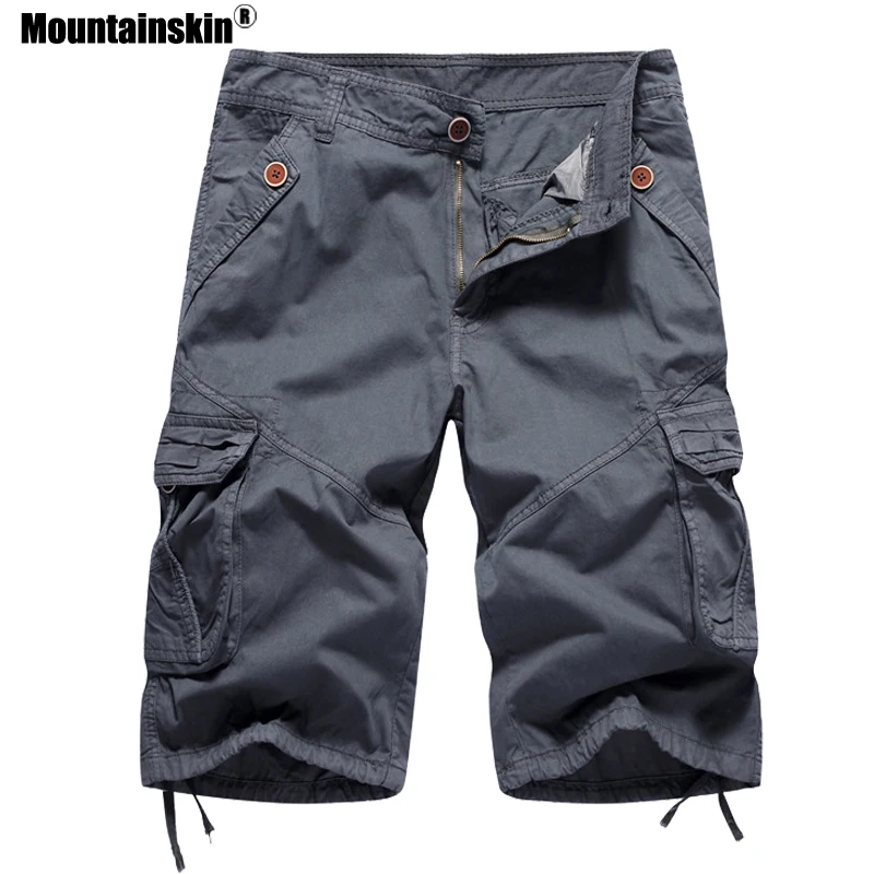 Mountainskin Summer Men's Cargo Shorts Knee Length Military Camo Male Jogger Casual Loose Board Shorts Men Brand Clothing SA513
Mountainskin Summer Men's Cargo Shorts Knee Length Military Camo Male Jogger Casual Loose Board Shorts Men Brand Clothing SA513
