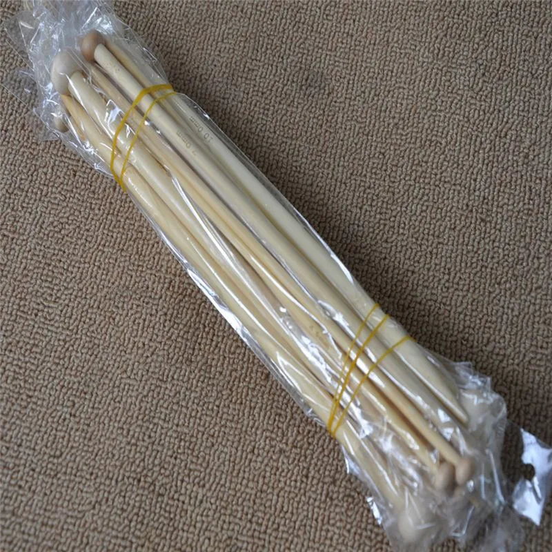 36 Pieces 18 Sizes Bamboo Crochet Hooks Carbonized Bamboo Knitting Needles Single Tip Point Needles DIY Handmade Sweater Needles
36 Pieces 18 Sizes Bamboo Crochet Hooks Carbonized Bamboo Knitting Needles Single Tip Point Needles DIY Handmade Sweater Needles